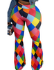Color Block High Rise Pants