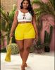 Mustard Yellow Shorts