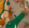 Green Strapped Sandal