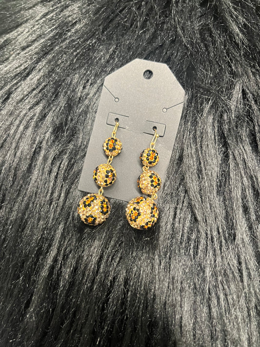 Leopard Dangle Earring