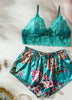 Turquoise 2 Piece Lingerie Set