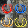 Colored Hoop Earrings