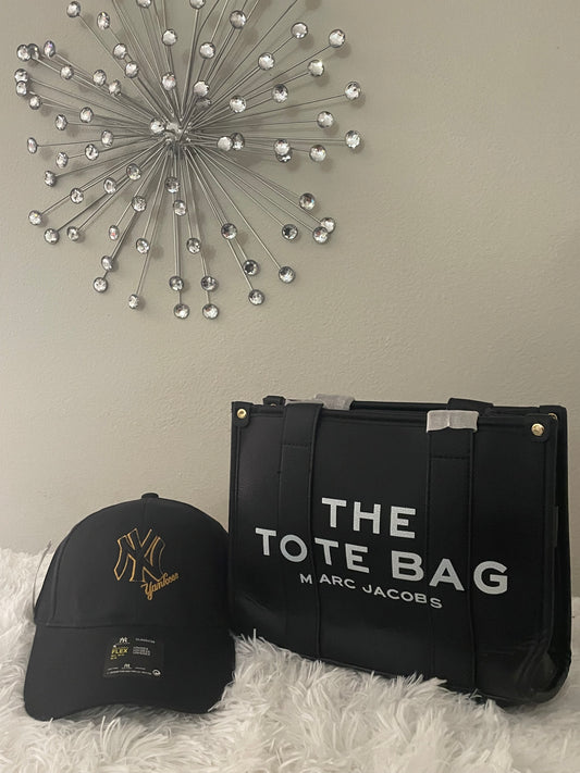 Black Hat and Purse Bundle